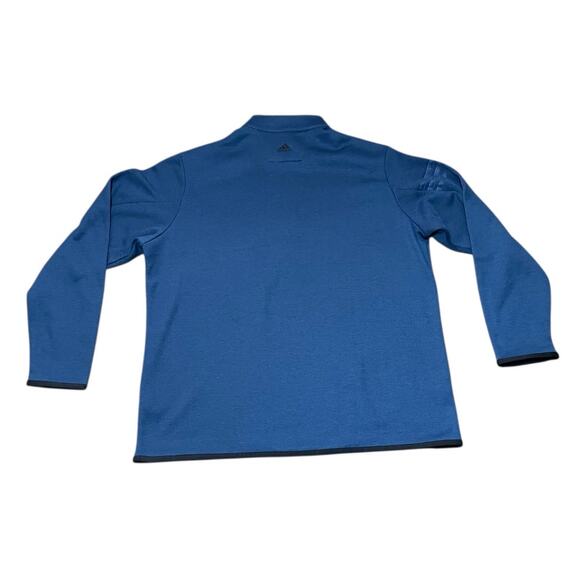 Adidas NEW Size XL Golf Mens Club Performance 1/2 Zip Sweater Mineral Blue Warm - Picture 6 of 10